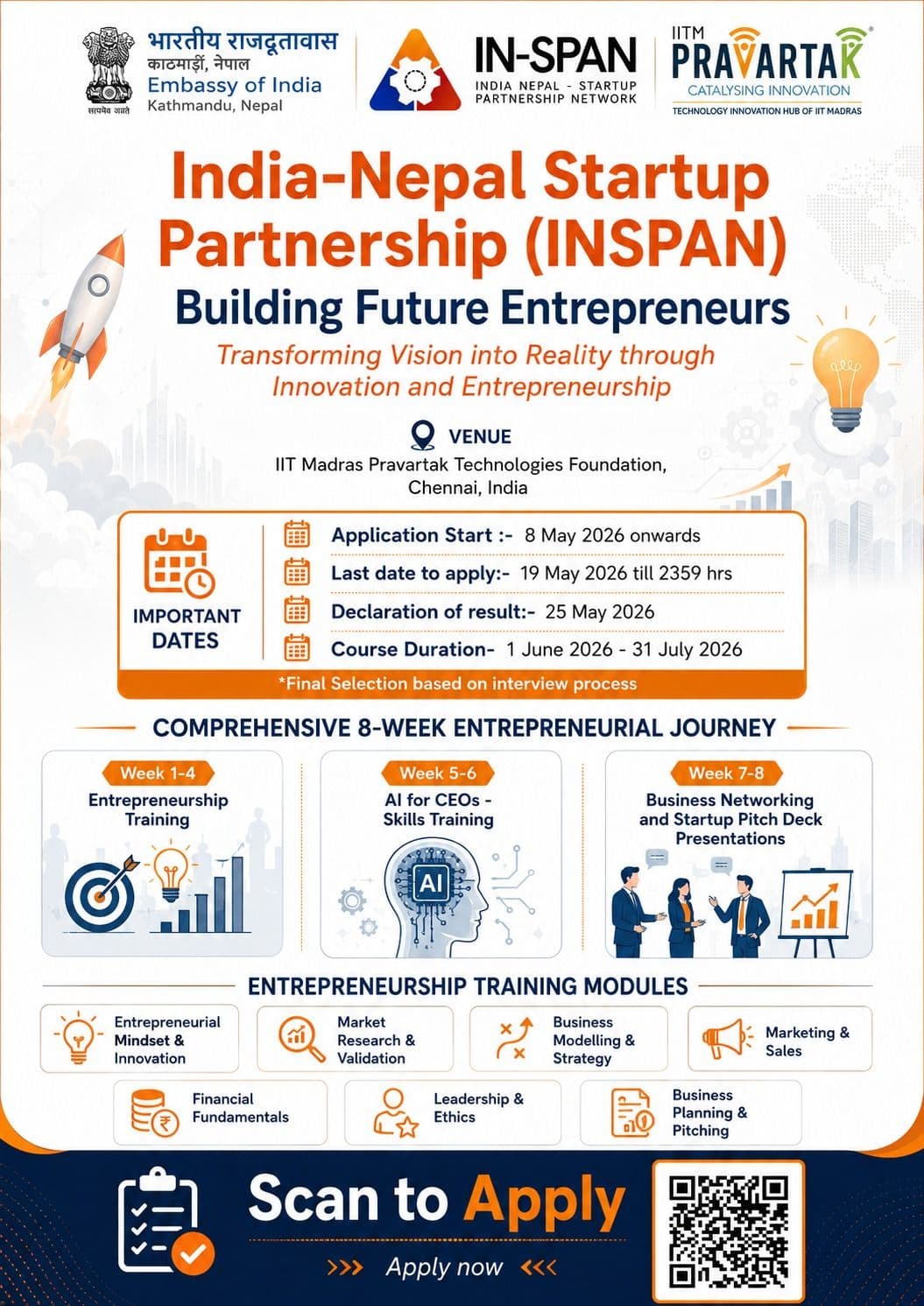 India–Nepal Startup Partnership (INSPAN): A Gateway for Future Entrepreneurs 🚀