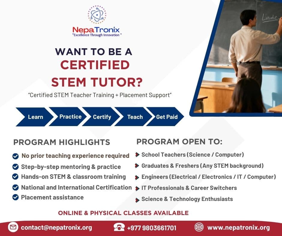 Turn Your Knowledge into a Rewarding Teaching Career with Nepatronix