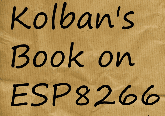 Kolban's Book on ESP8266