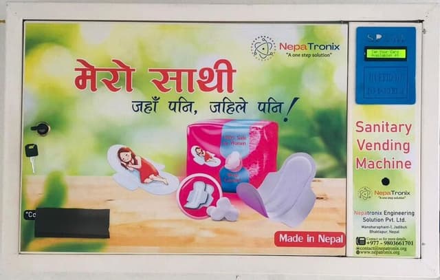 RFID Card Based Sanitary Pad Vending Machine